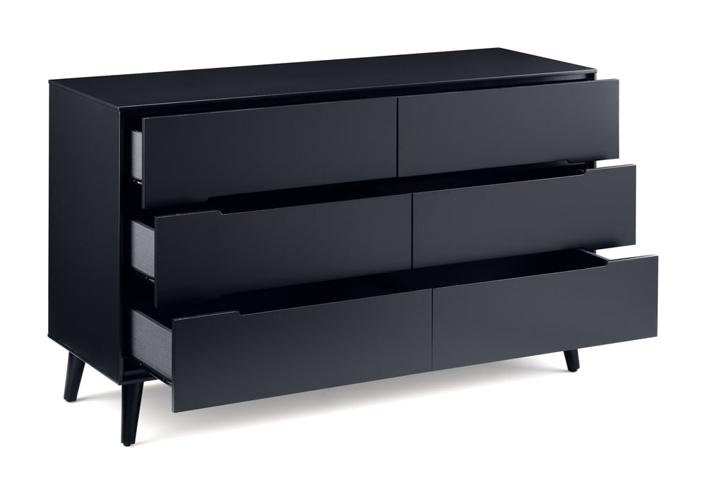 Alicia 6 Drawer Wide Chest - Anthracite