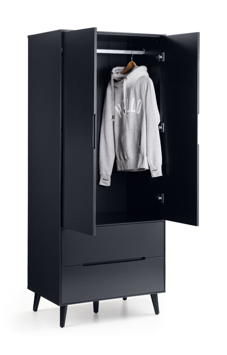 Alicia Combination Wardrobe - Anthracite