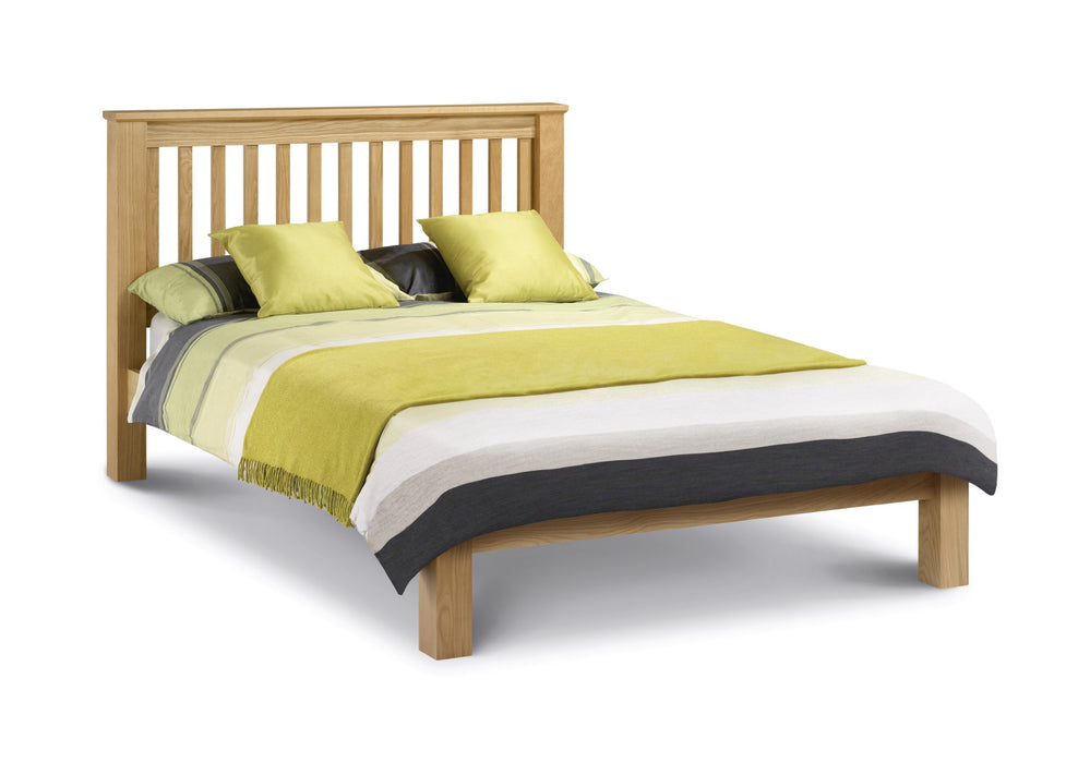 Amsterdam Oak Low Footend 180cm Superking Bed