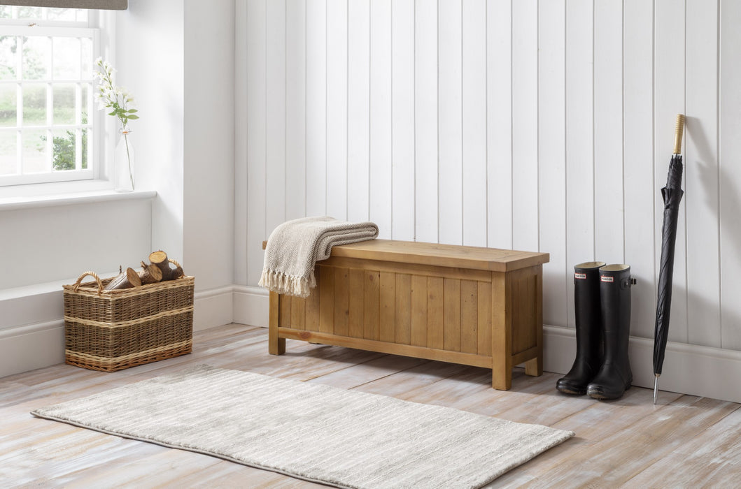 Aspen Storage Bench - Natural