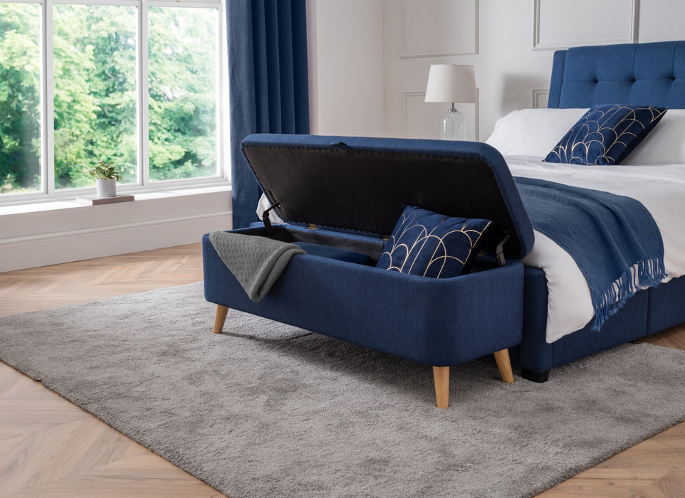 Astrid Blanket Box - Blue