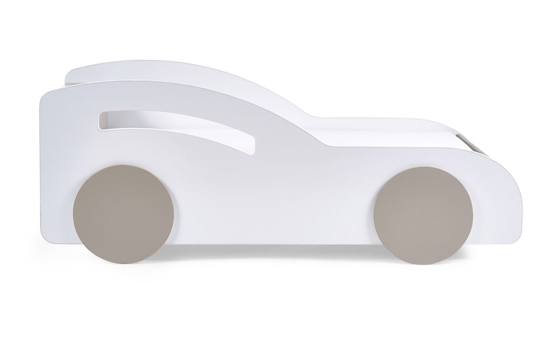 Atlantis Toddler Car Bed - White