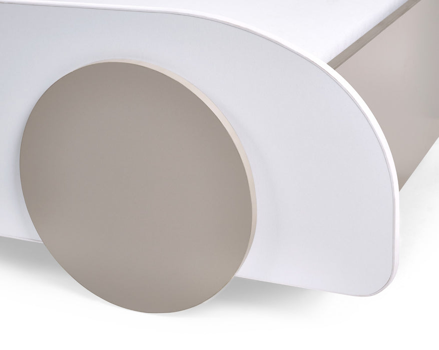 Atlantis Toddler Car Bed - White