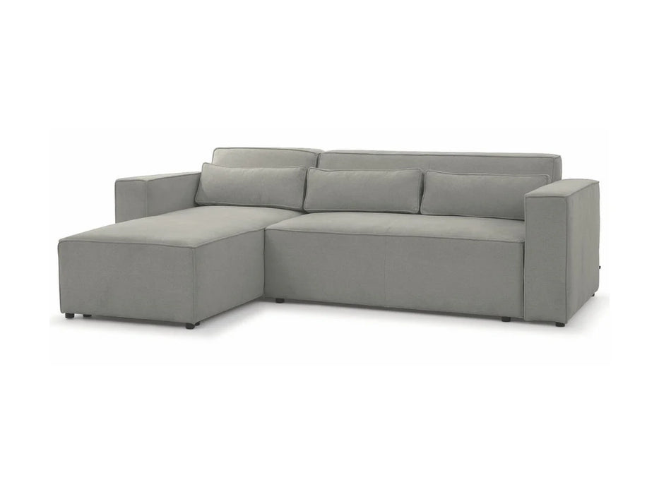 Finn Pull Out Sofa Bed with Storage - Grey