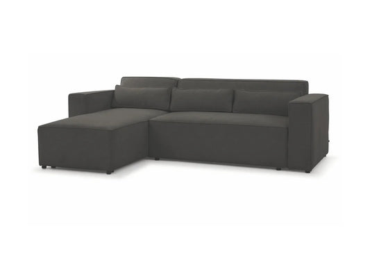 Finn Pull Out Sofa Bed with Storage - Black