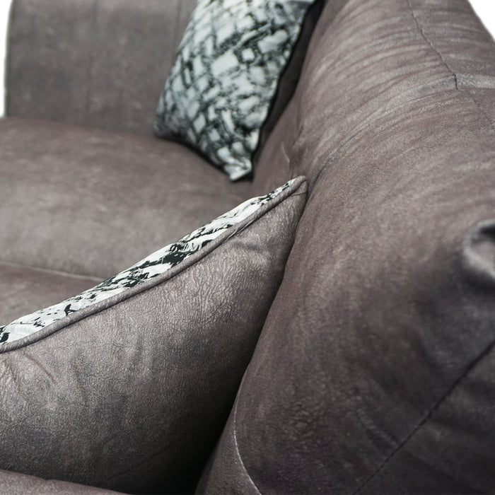 Ariana 3+2 Sofa Set - Grey