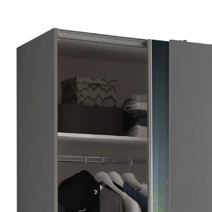 Berno Sliding 2 Door Wardrobe With Mirror