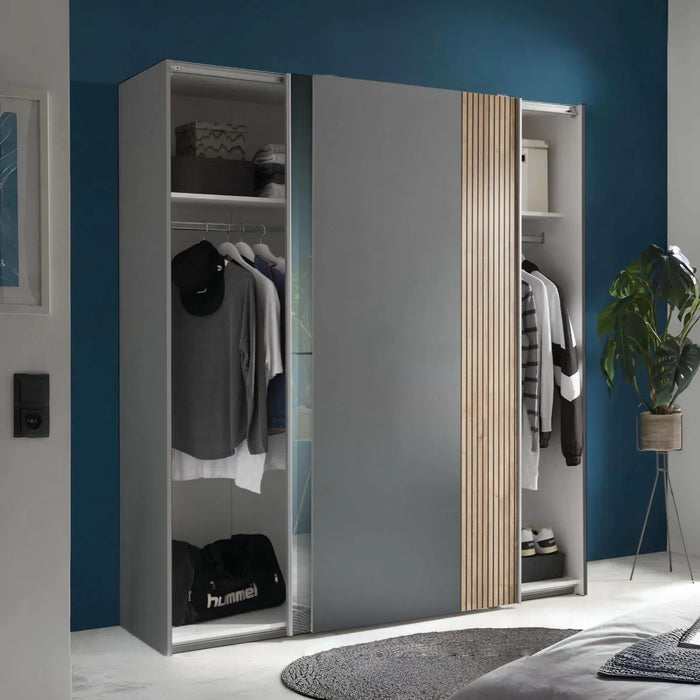 Berno Sliding 2 Door Wardrobe With Mirror