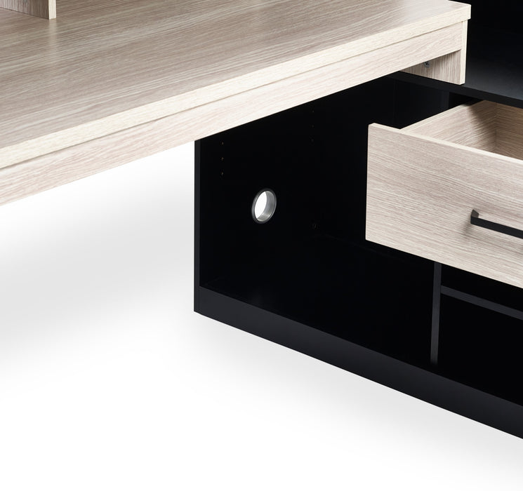 Blaze Gaming Highsleeper - Black And Pale Wood