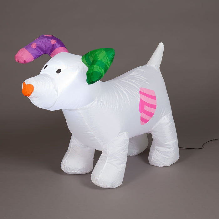 85cm Inflatable Snowdog with 4 LED's