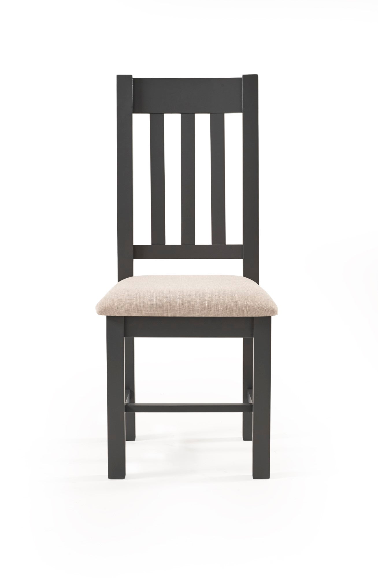 Set Of 2 Bordeaux Dining Chairs Dark Grey