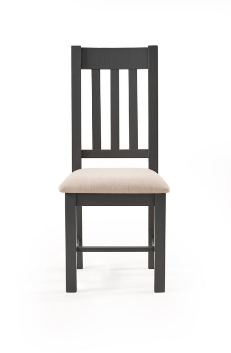 Set Of 2 Bordeaux Dining Chairs Dark Grey