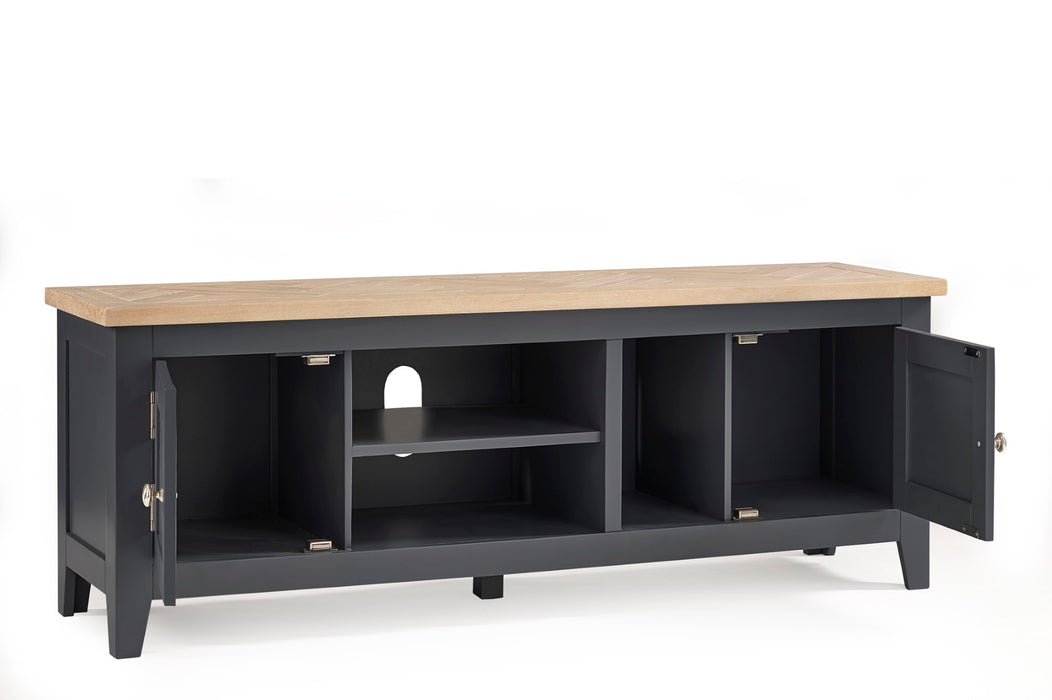 Bordeaux Tv Unit Dark Grey