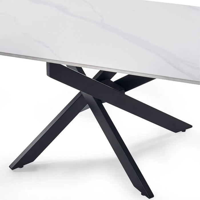 Bradley White Marble Coffee Table