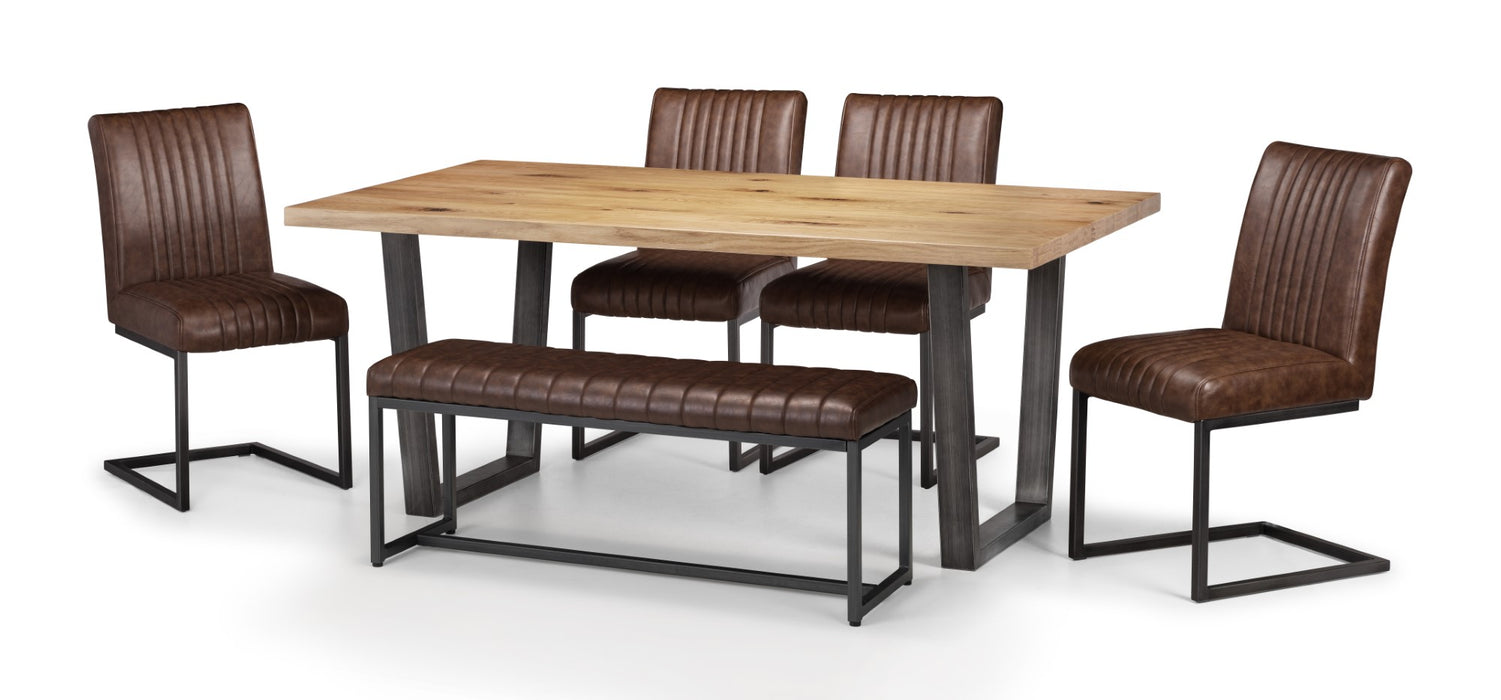 Brooklyn Upholstered Bench - Brown