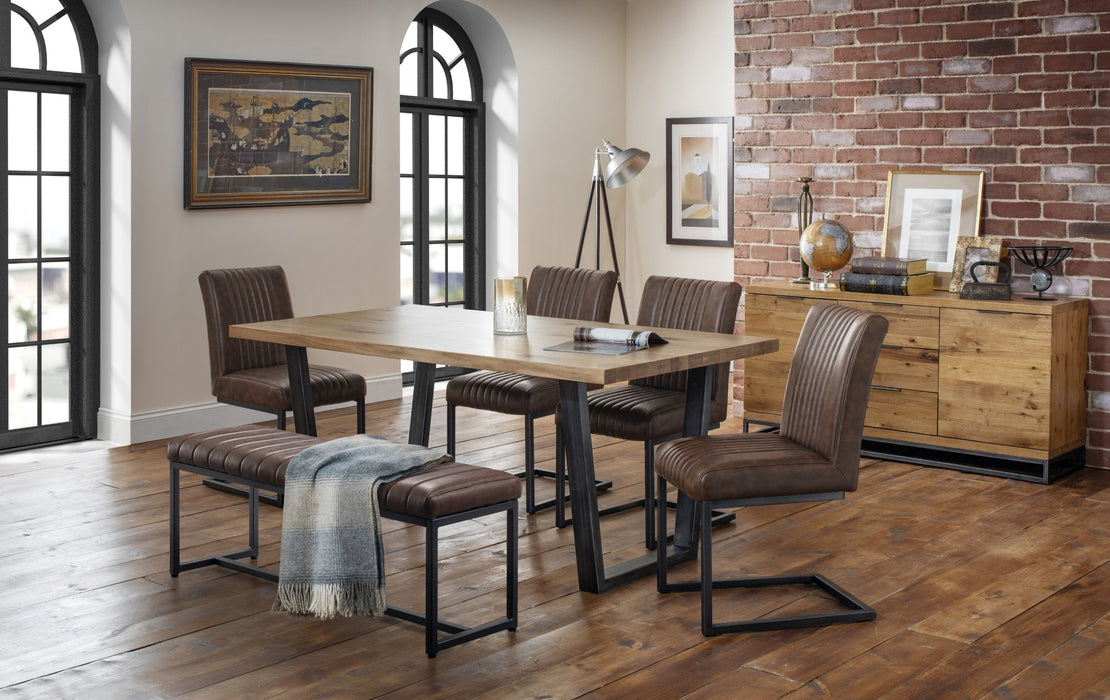 Brooklyn Upholstered Bench - Brown