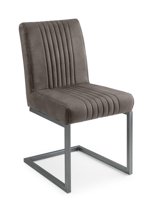 Set Of 2 Brooklyn Dining Chairs - Charcoal Grey