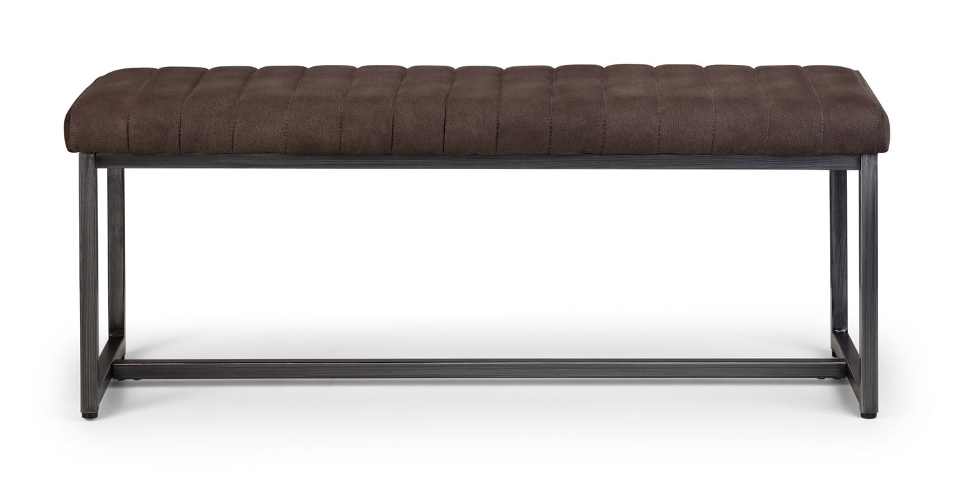 Brooklyn Upholstered Bench - Charcoal