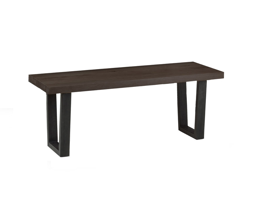 Brooklyn Bench - Dark Oak