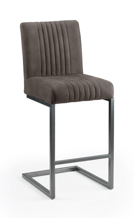 Set Of 2 Brooklyn Barstools - Charcoal Grey