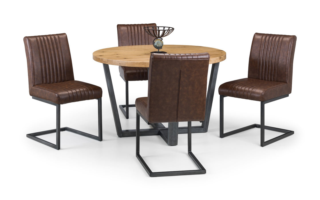 Set Of 2 Brooklyn Chairs - Brown