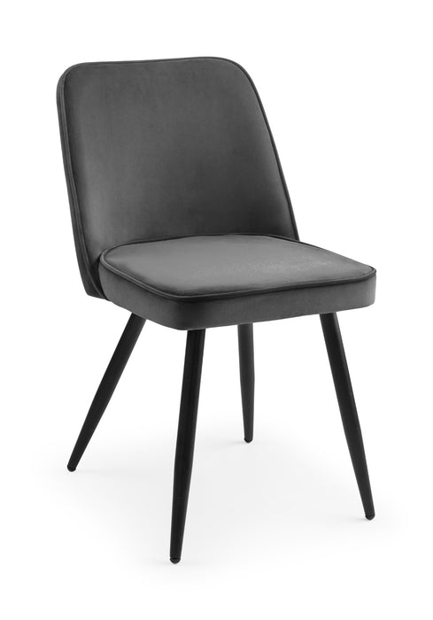 Set Of 2 Burgess Dining Chairs - Grey
