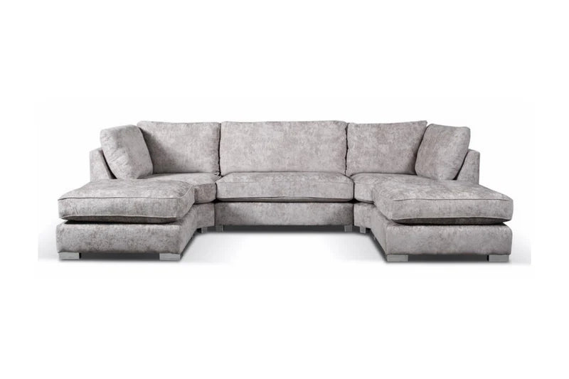 Avalon U Shape Sofa Luxe Chenille - Truffle