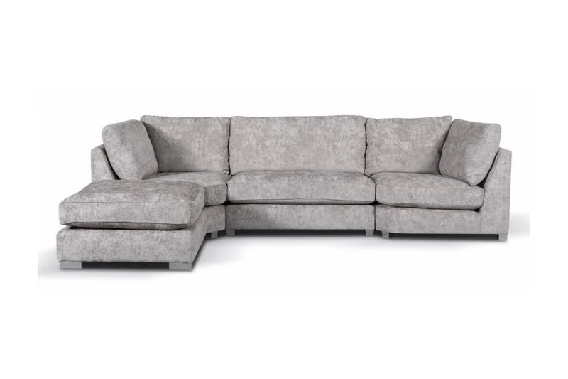 Avalon U Shape Sofa Luxe Chenille - Truffle