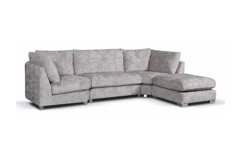 Avalon U Shape Sofa Luxe Chenille - Truffle