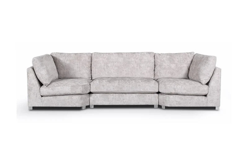 Avalon U Shape Sofa Luxe Chenille - Truffle