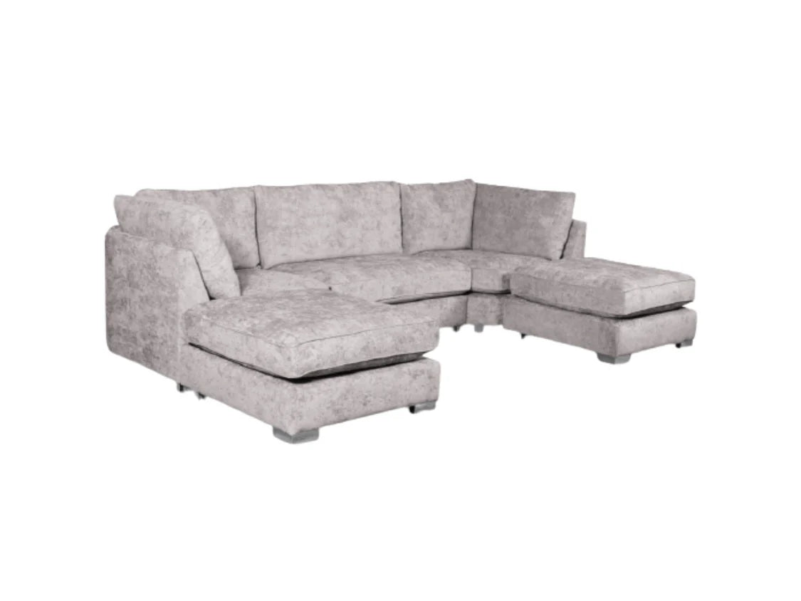 Riley U Shape Sofa - Truffle