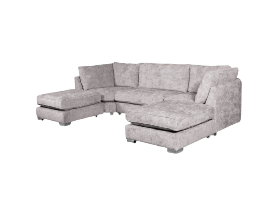 Riley U Shape Sofa - Truffle