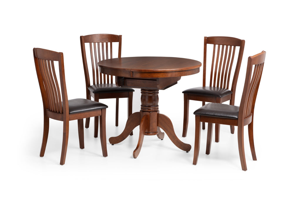 Canterbury Round To Oval Extending Table - Mahogany