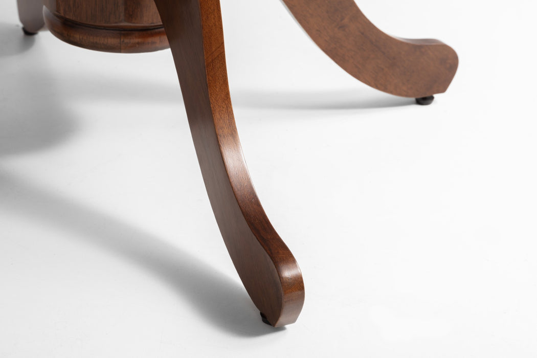 Canterbury Round To Oval Extending Table - Mahogany
