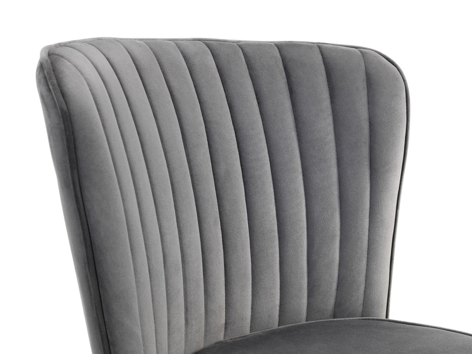 Set Of 2 Cannes Dining Chairs - Grey