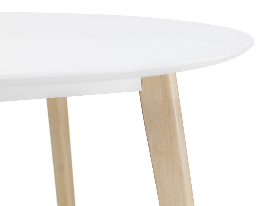 Casa Round Dining Table White/Oak