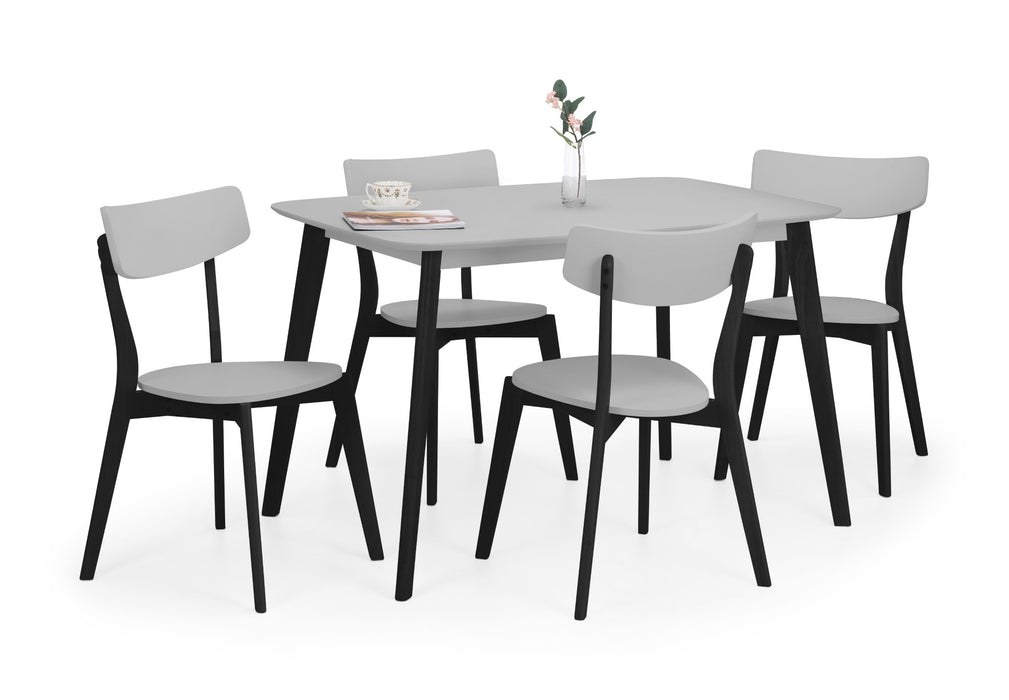 Casa Rectangular Dining Table - Grey/Black
