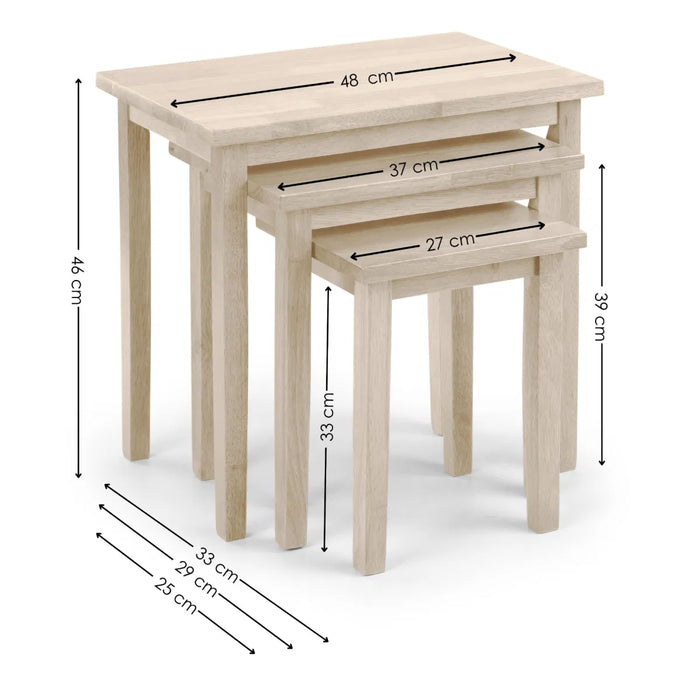 Cleo Nest of Tables - White