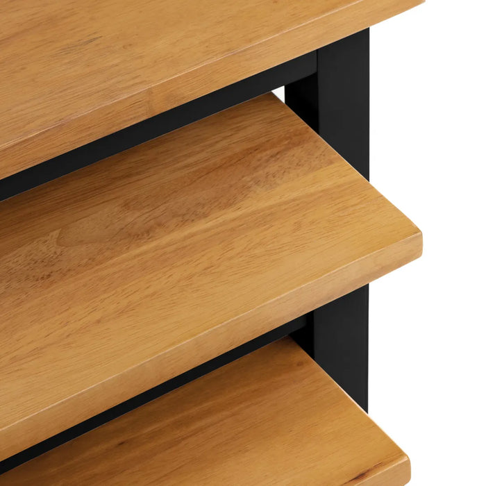 Cleo Nest of Tables - Black & Oak