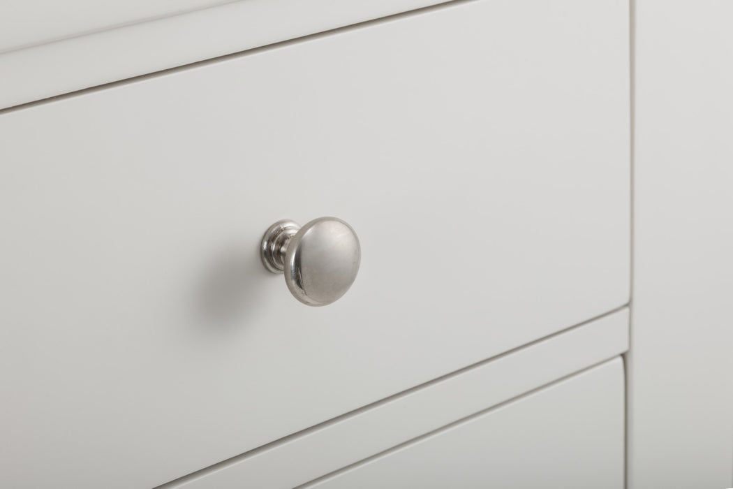 Clermont 2 Drawer Bedside - Surf White
