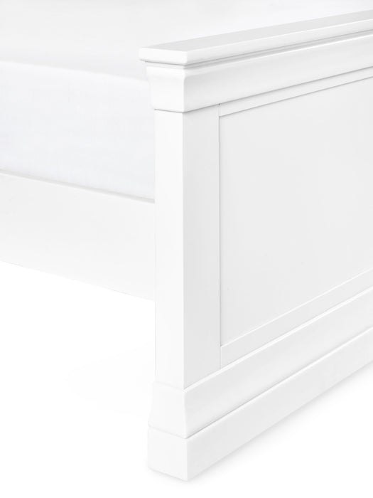 Clermont 135cm Double Bed - Surf White