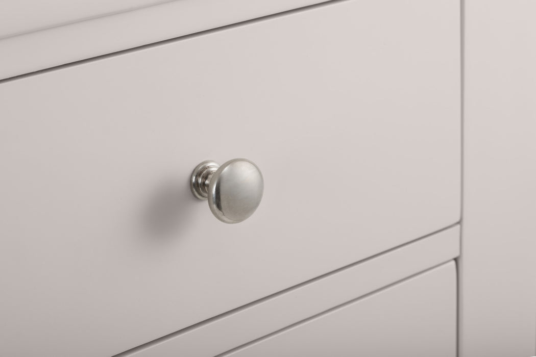 Clermont 2 Drawer Bedside - Light Grey