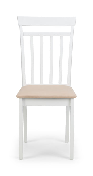 Set Of 2 Coast White Dining Chairs