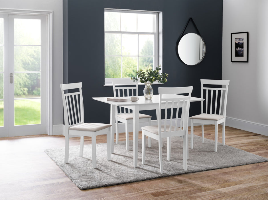 Set Of 2 Coast White Dining Chairs