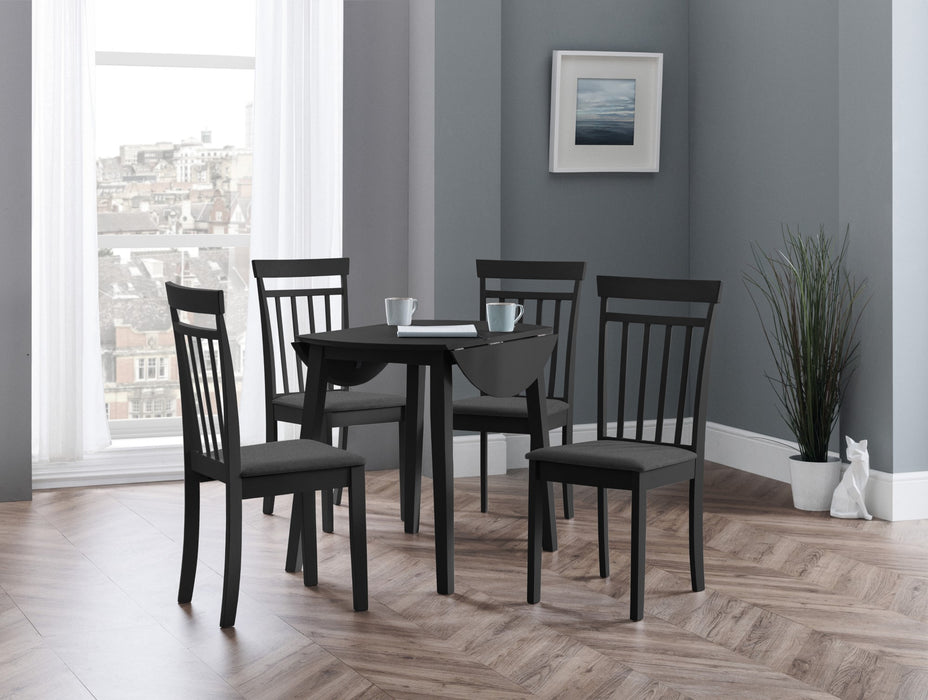 Coast Black Dropleaf Table