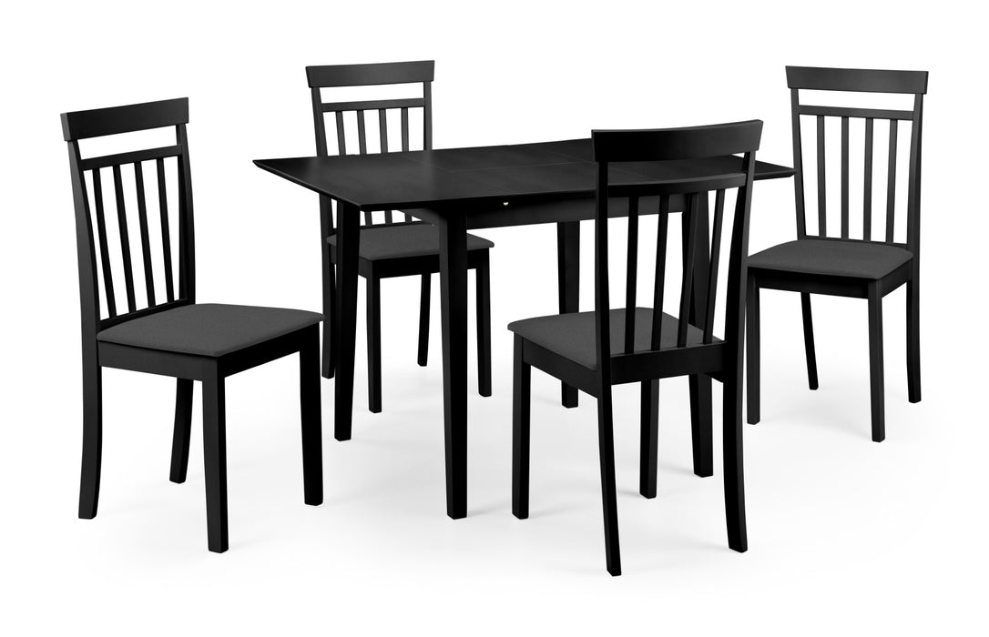 Set Of 2 Coast Dining Chairs Black