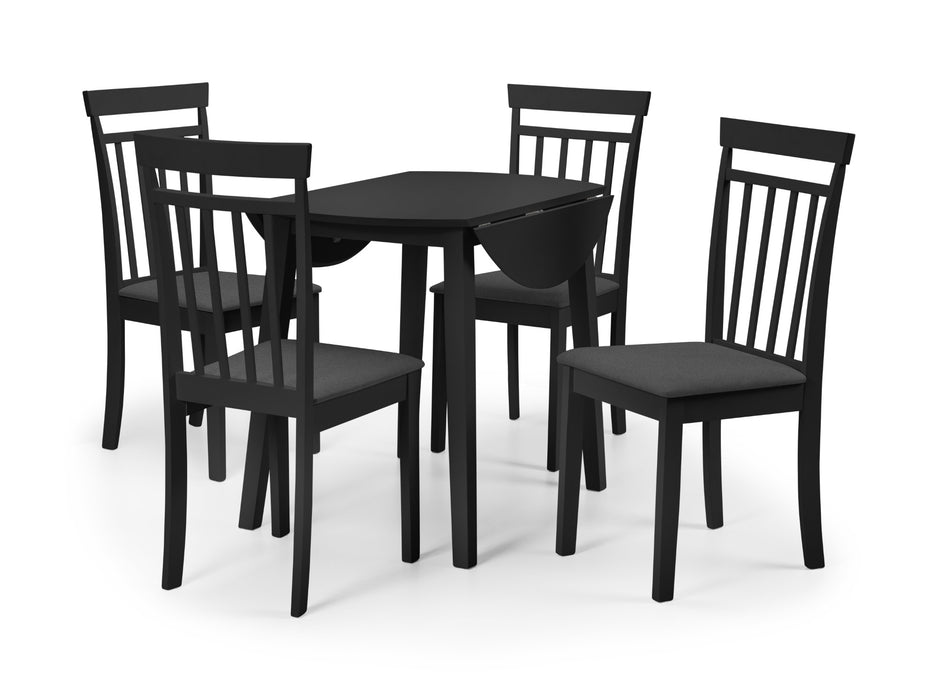 Set Of 2 Coast Dining Chairs Black