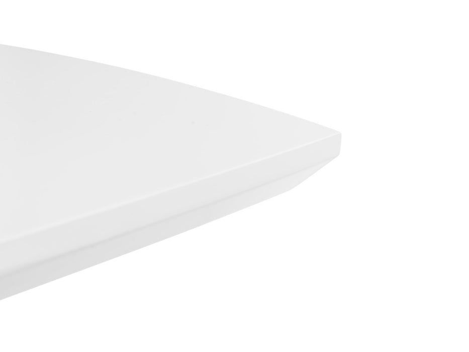 Como High Gloss Extending Table - White