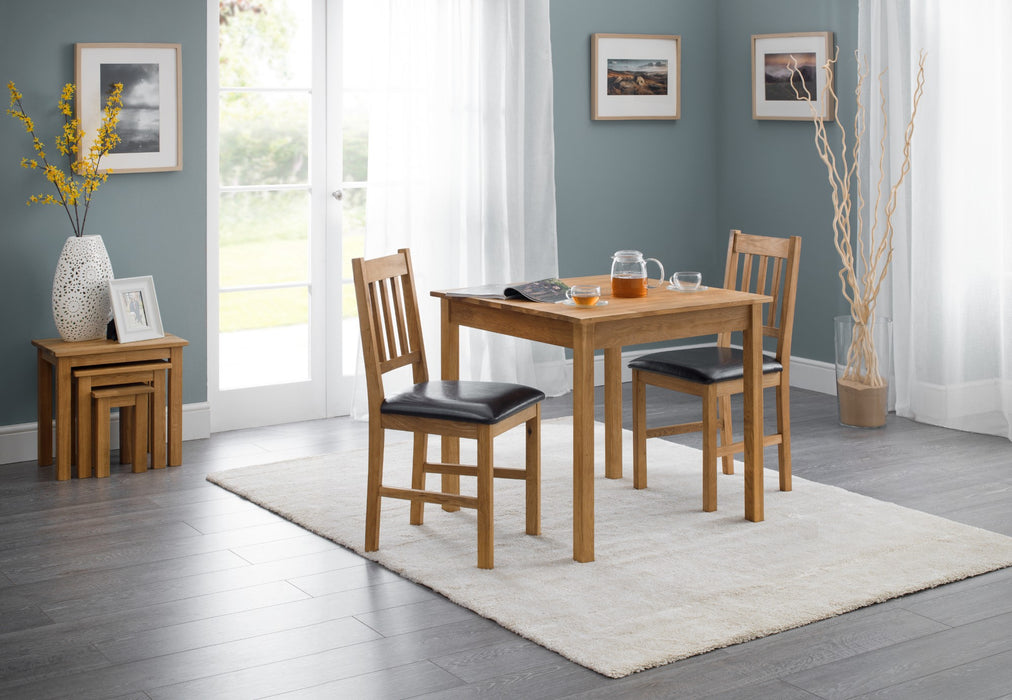 Coxmoor 75cm Square Dining Table - Oak