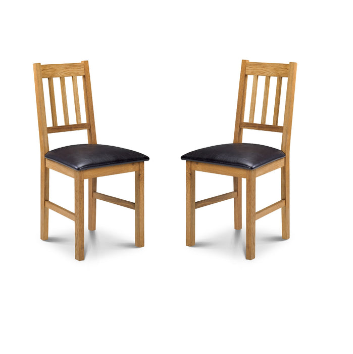 Set Of 2 Coxmoor Chairs - Oak